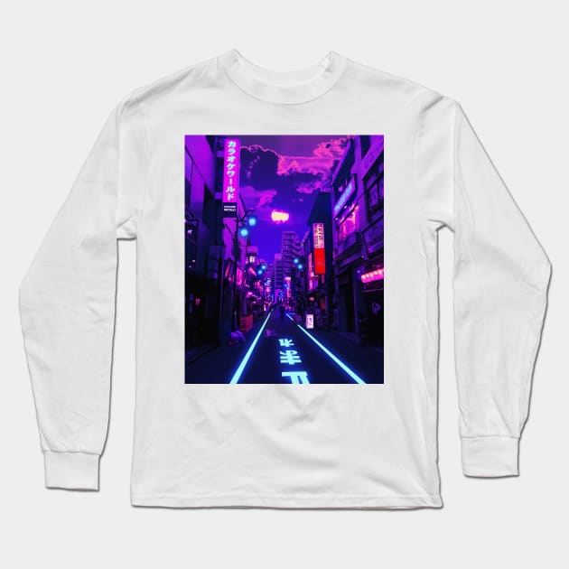 Neon planet Long Sleeve T-Shirt by Ritvik Takkar